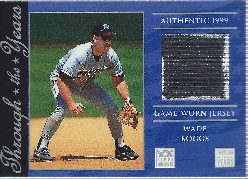 2002 Topps American Pie Through the Years Relics #WB Wade Boggs Jsy