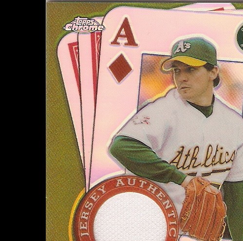 2002 Topps Chrome 5-Card Stud Aces Relics #5ABZ Barry Zito Jsy