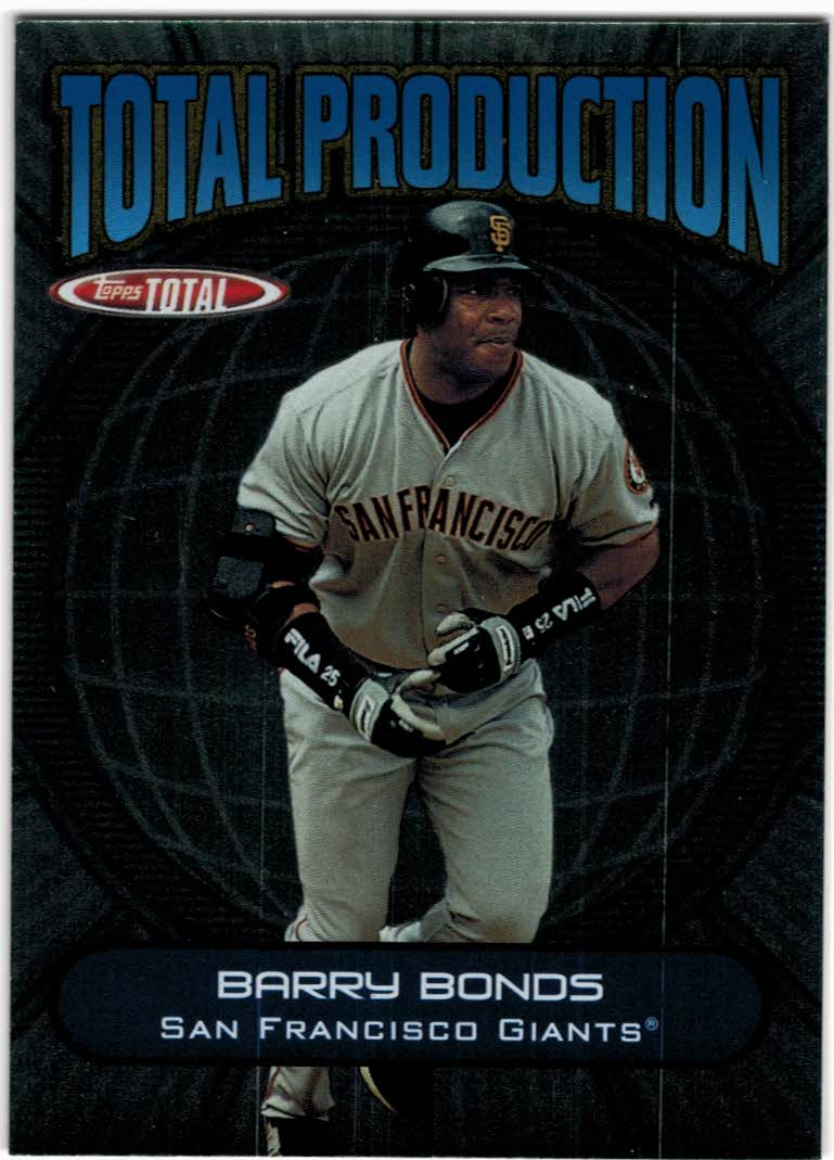 2002 Topps Total Production #TP2 Barry Bonds