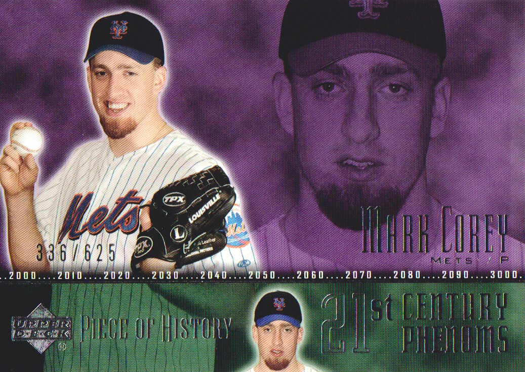 2002 UD Piece of History #116A Mark Corey 21CP RC