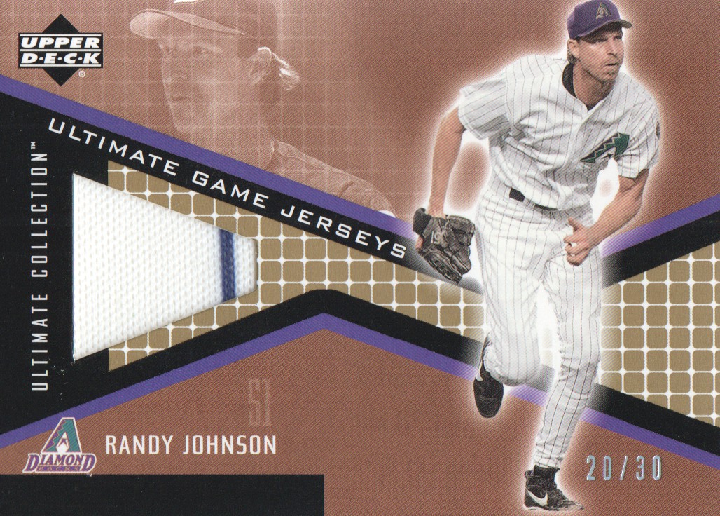 2002 Ultimate Collection Game Jersey Tier 2 Gold #RJ Randy Johnson