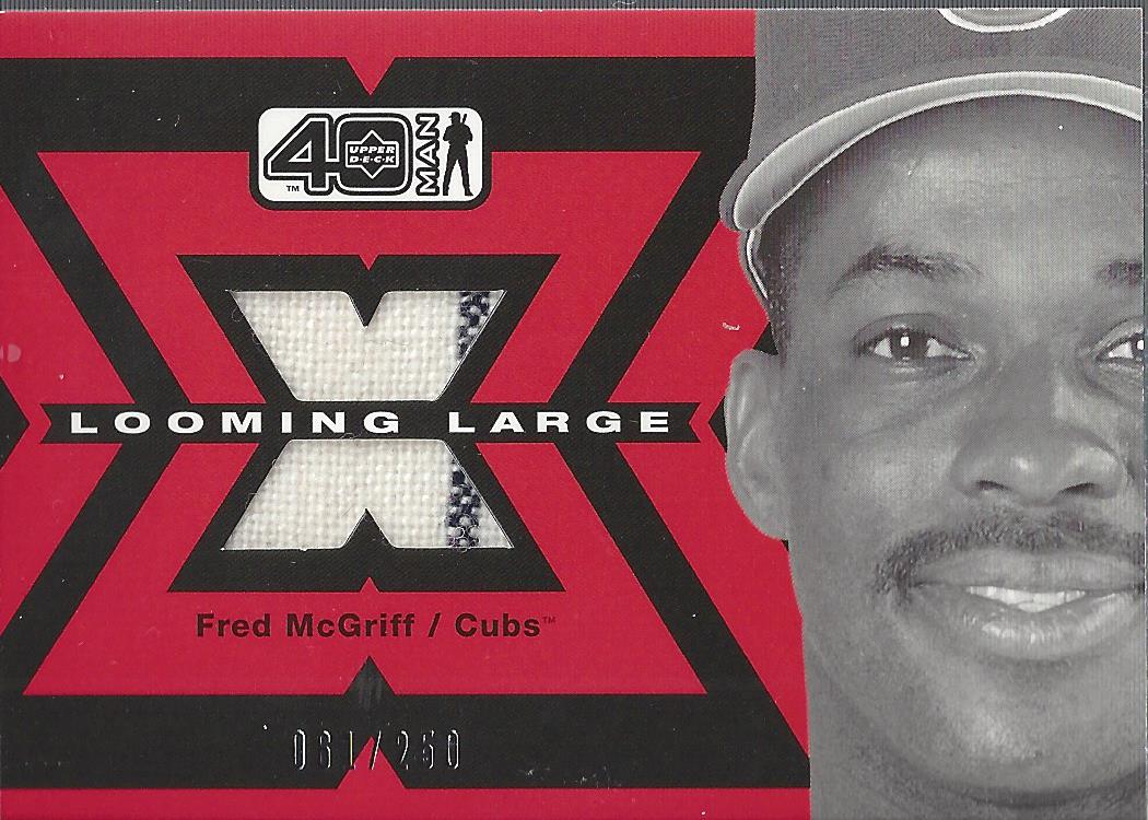 2002 Upper Deck 40-Man Looming Large Jerseys #LFM Fred McGriff