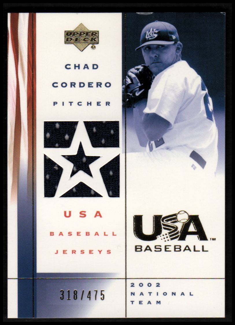 2002 USA Baseball National Team Jerseys #CC Chad Cordero