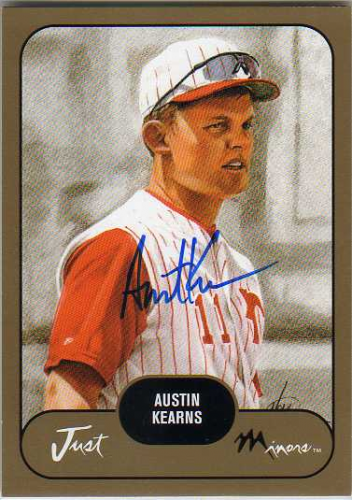2002 Just Prospects Autographs Gold #20 Austin Kearns/300