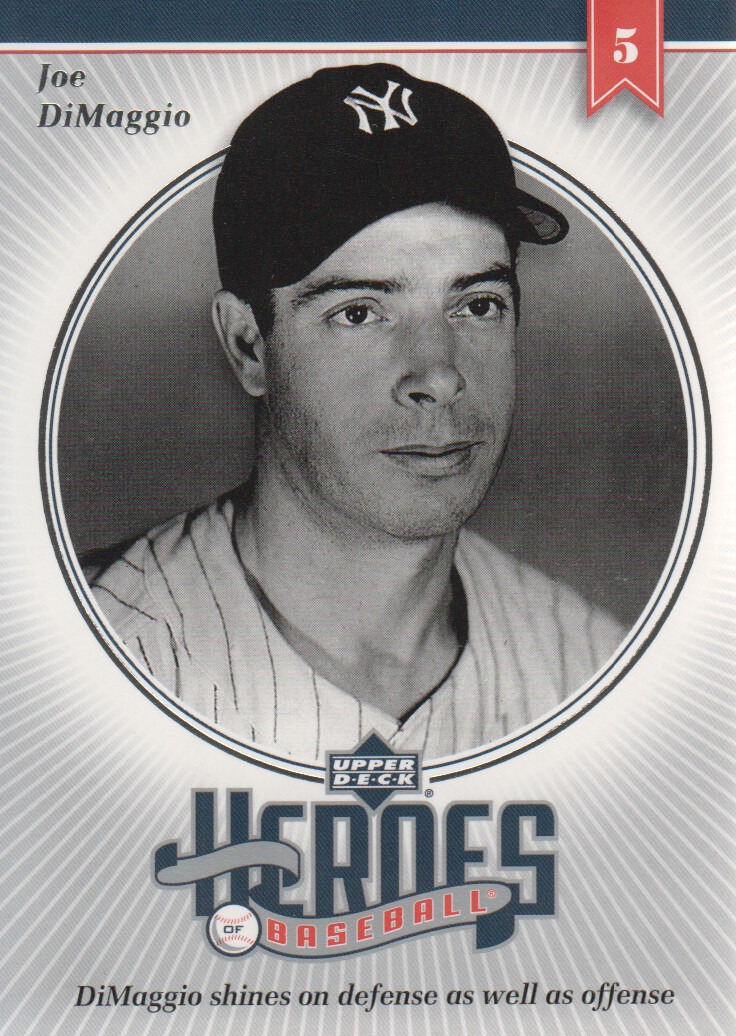 2002 Upper Deck Prospect Premieres Heroes of Baseball #HJD9 Joe DiMaggio