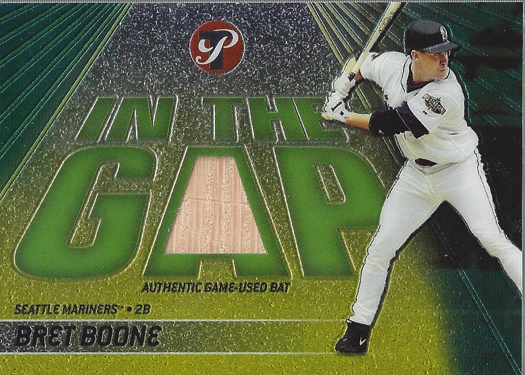 2002 Topps Pristine In the Gap #BB Bret Boone Bat B