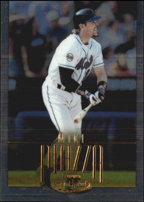 2002 Topps Gold Label Class 1 Gold #100 Mike Piazza