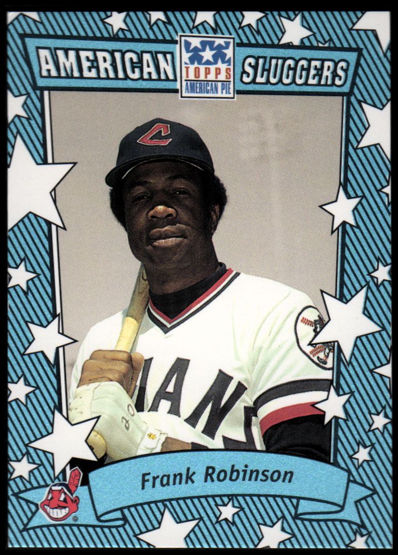 2002 Topps American Pie Sluggers Blue #9 Frank Robinson - NM-MT