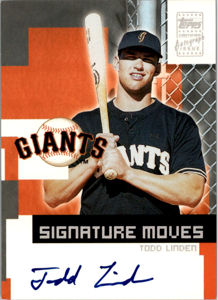 2002 Topps Traded Signature Moves #TL Todd Linden H