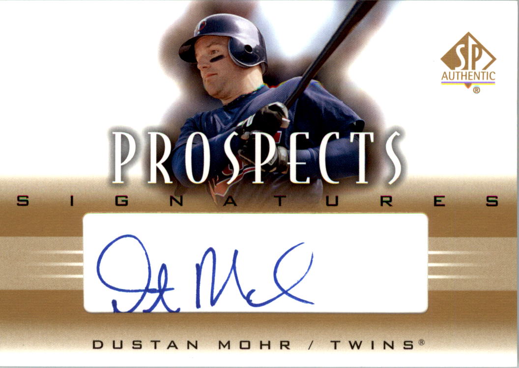 2002 SP Authentic Prospects Signatures #PDM Dustan Mohr