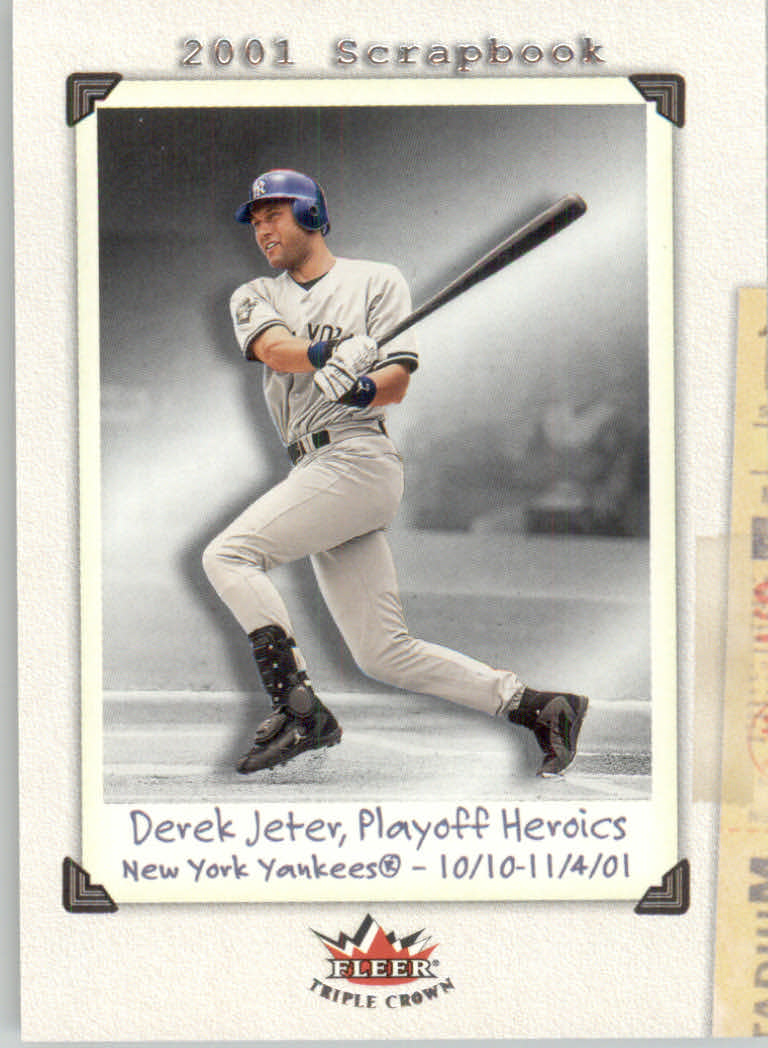 2002 Fleer Triple Crown #235 Derek Jeter SB