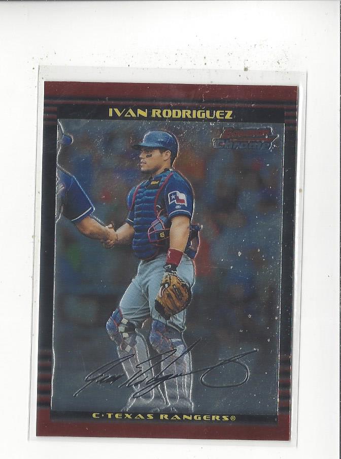 2002 Bowman Chrome #40 Ivan Rodriguez