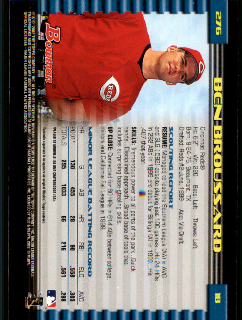 2002 Bowman Baseball "Gold" Parallel Cards - Picture 141 of 225