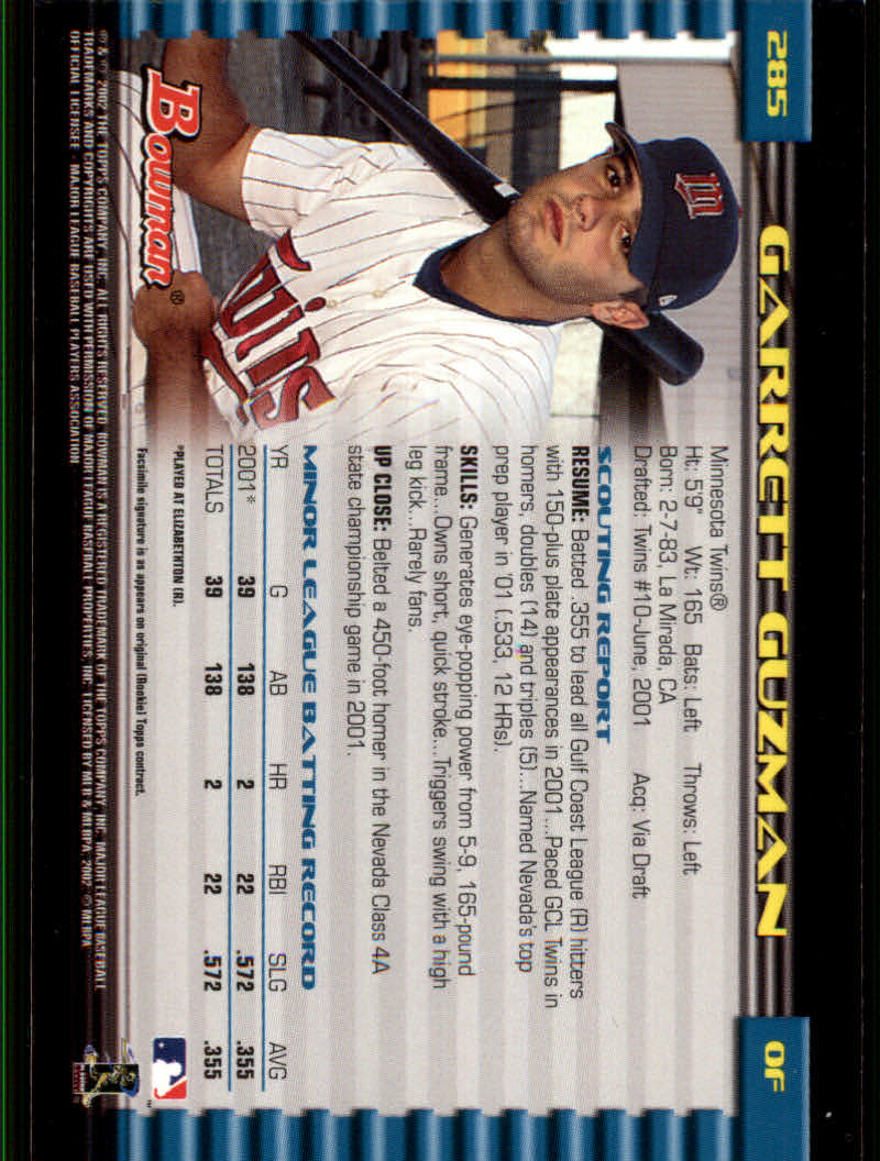 2002 Bowman Baseball "Gold" Parallel Cards - Picture 147 of 225