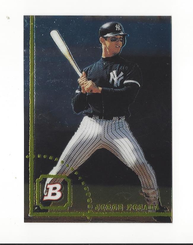 2002 Bowman Chrome Reprints #BCRJP Jorge Posada 94