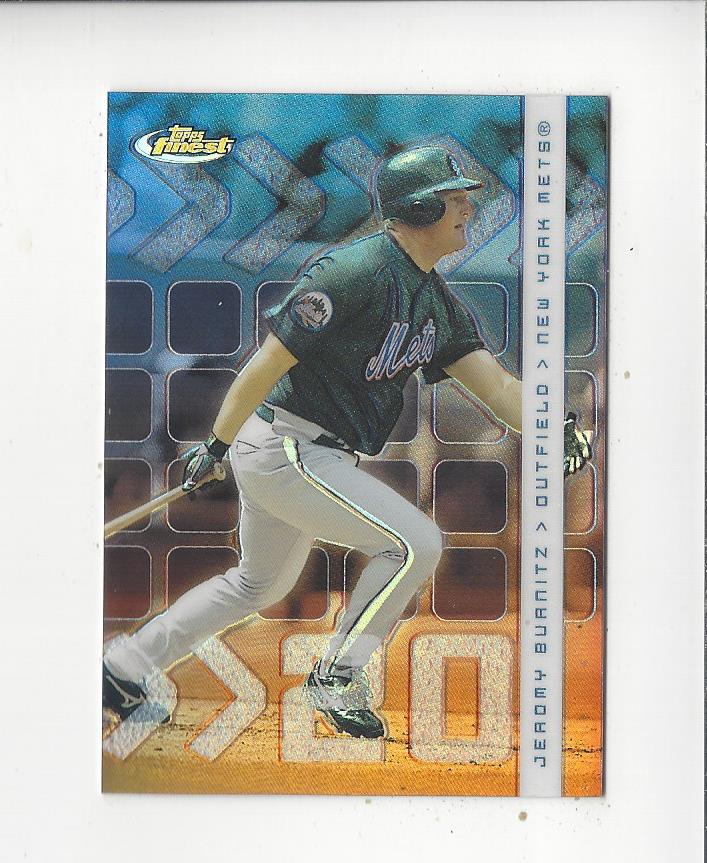 2002 Finest Refractors #92 Jeromy Burnitz