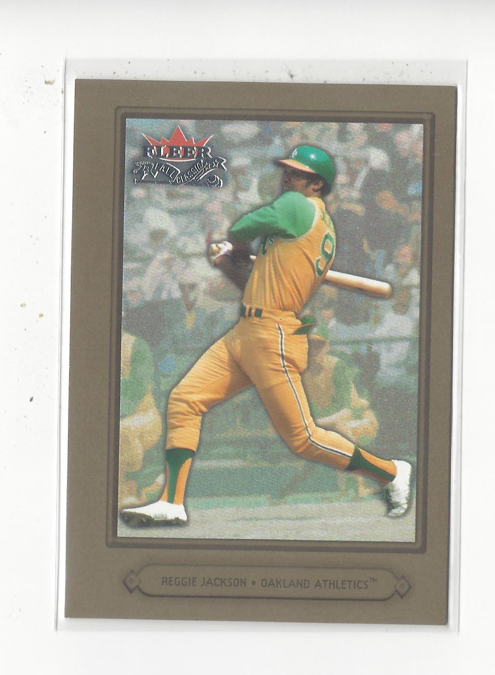 2002 Fleer Fall Classics #86B Reggie Jackson A's SP
