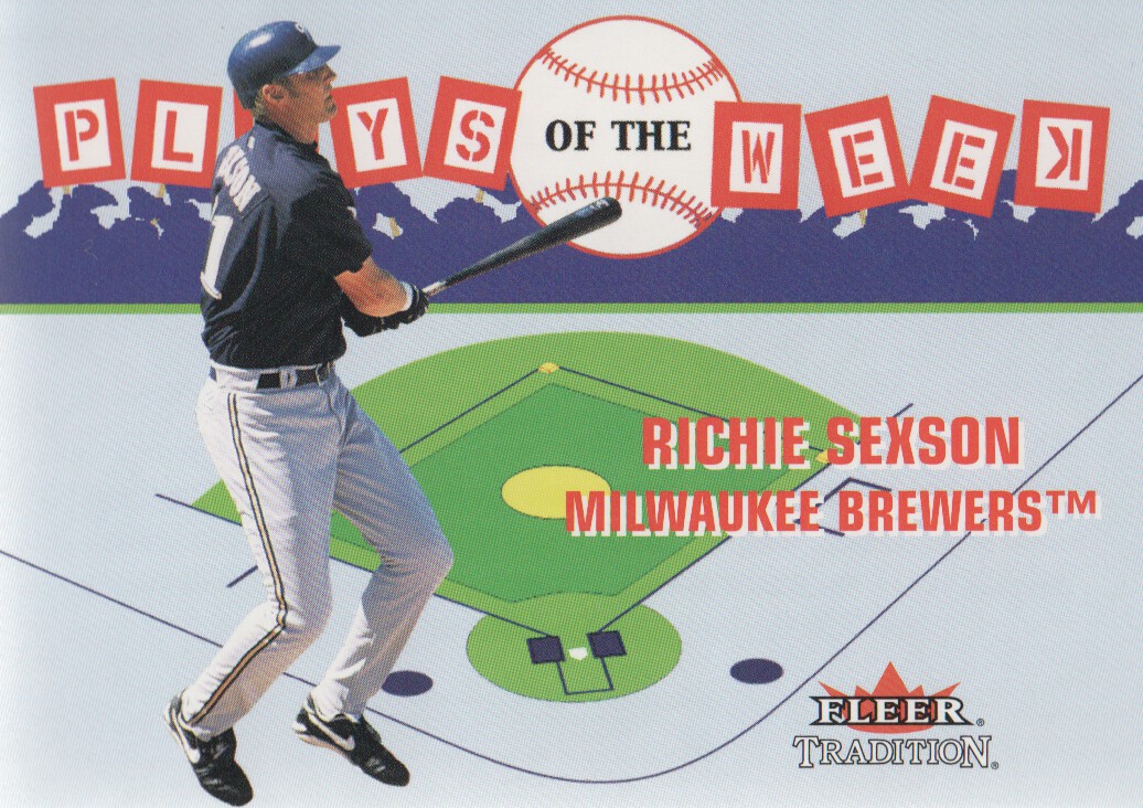 2002 Fleer Tradition Update Plays of the Week #28 Richie Sexson