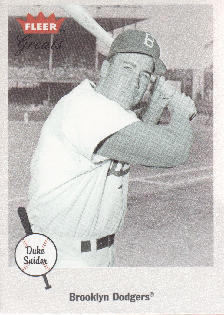 2002 Greats of the Game #83 Duke Snider
