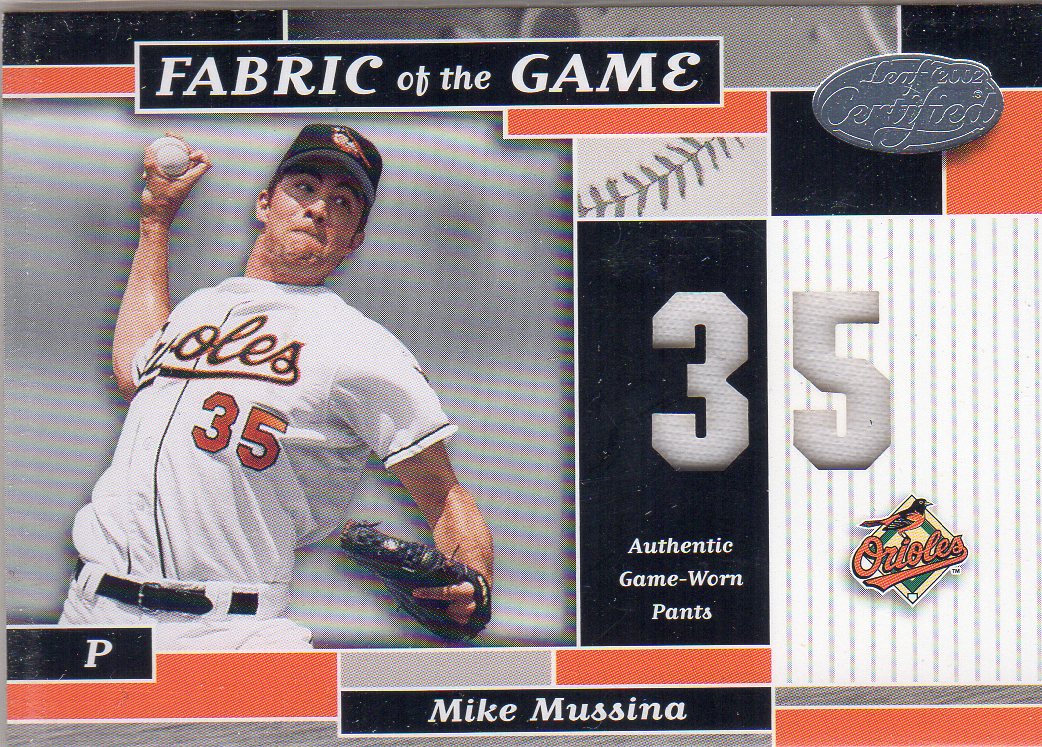 Mike Mussina #35 Autographed White Baltimore Orioles Custom Jersey