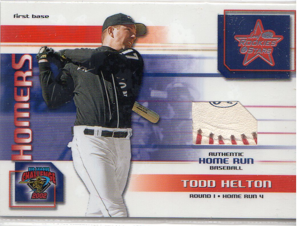 2002 Leaf Rookies and Stars BLC Homers #5 Todd Helton Rd 1 HR 4