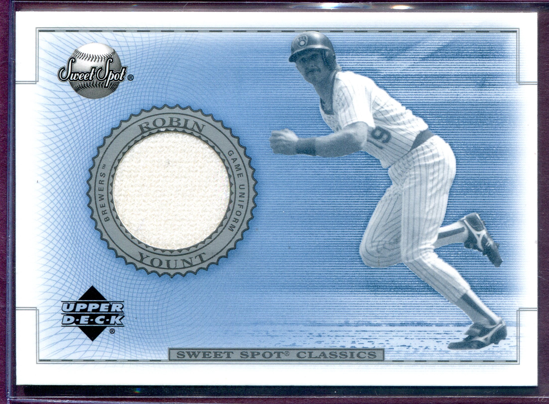 2002 Sweet Spot Classics Game Jersey #JRY Robin Yount DP