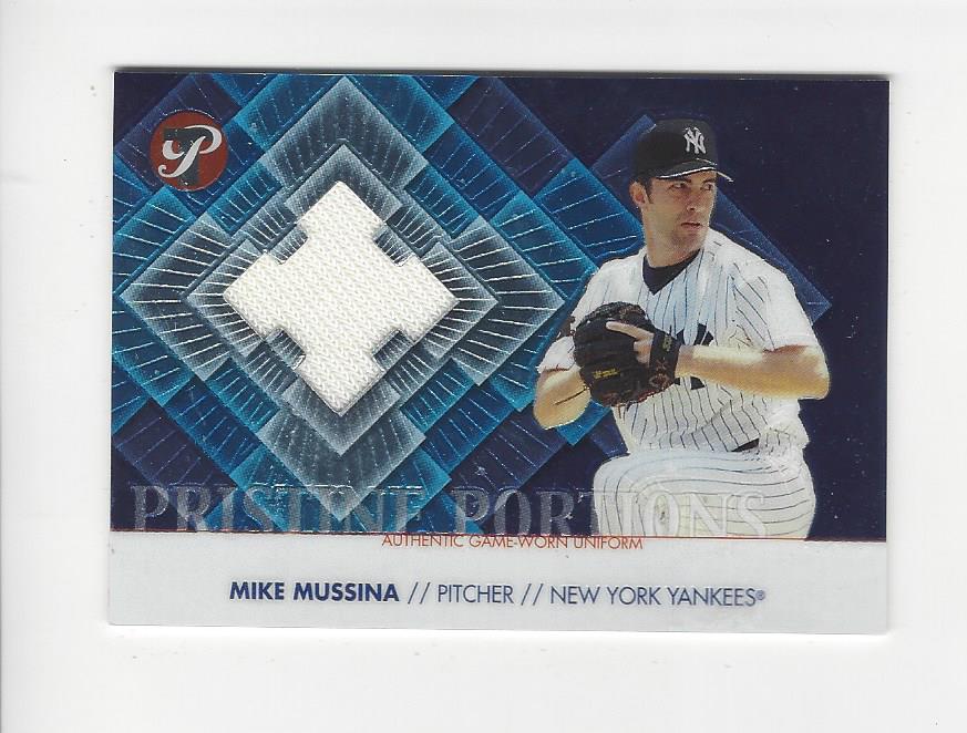 2002 Topps Pristine Portions #MM Mike Mussina Uni B