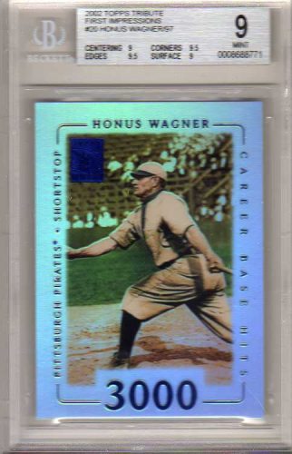 2002 Topps Tribute First Impressions #20 Honus Wagner/97