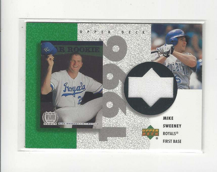 2002 UD Authentics Reverse Negative Jerseys #RMS Mike Sweeney