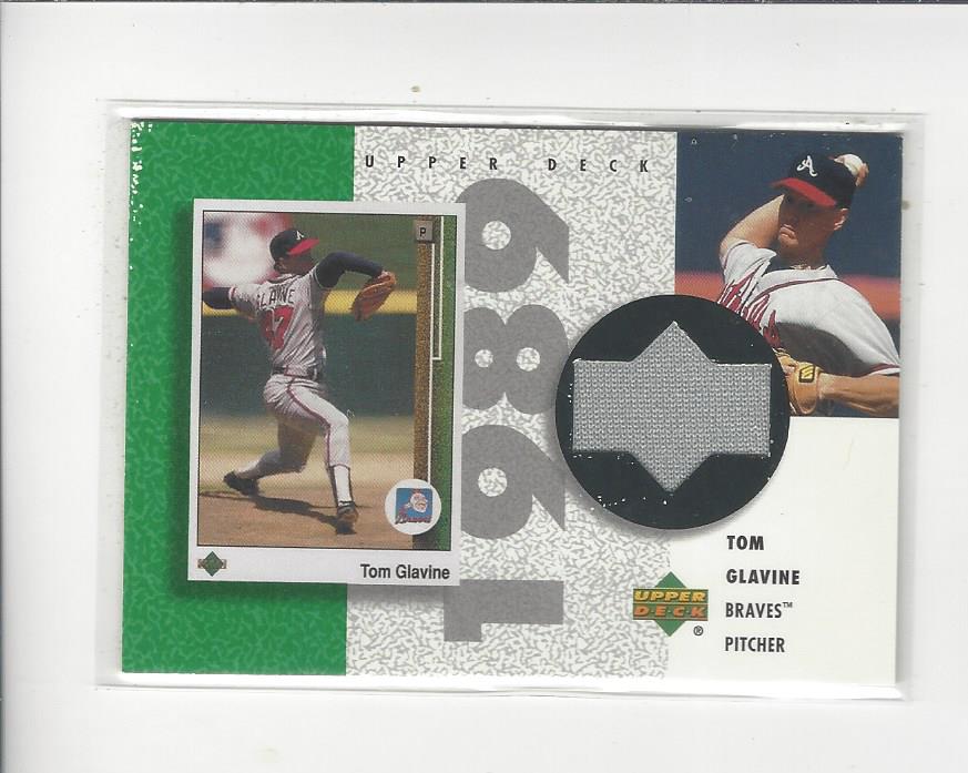 2002 UD Authentics Reverse Negative Jerseys #RTG Tom Glavine