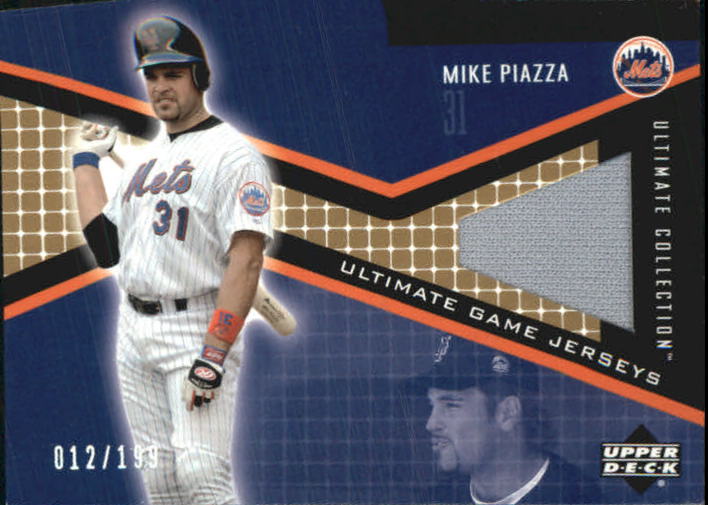 2002 Ultimate Collection Game Jersey Tier 3 #MP Mike Piazza