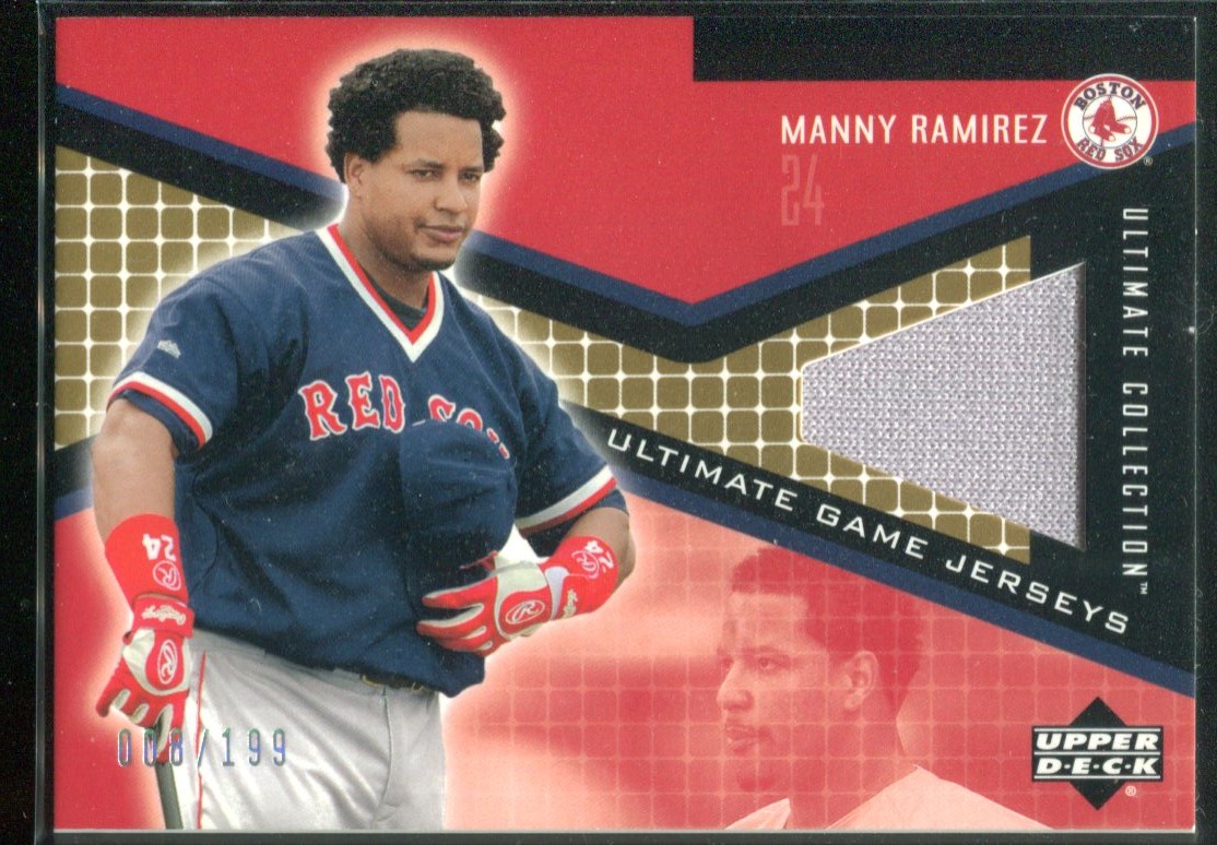 2002 Ultimate Collection Game Jersey Tier 3 #MR Manny Ramirez