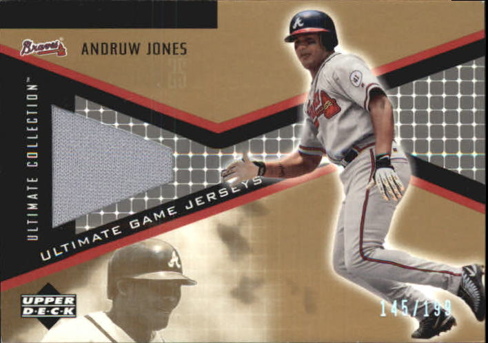 2002 Ultimate Collection Game Jersey Tier 4 #AJ Andruw Jones