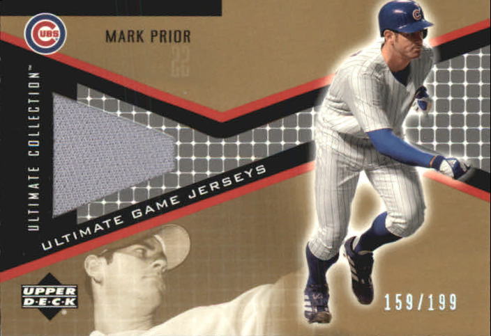 2002 Ultimate Collection Game Jersey Tier 4 #PR Mark Prior