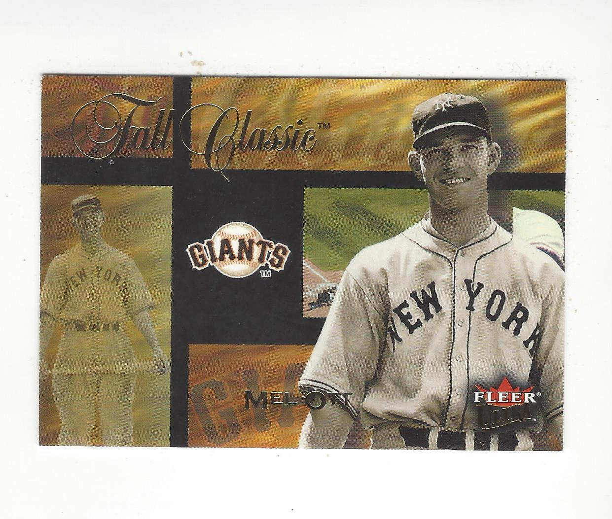 2002 Ultra Fall Classic #9 Mel Ott