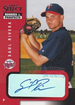 2002 Select Rookies and Prospects #86 Saul Rivera