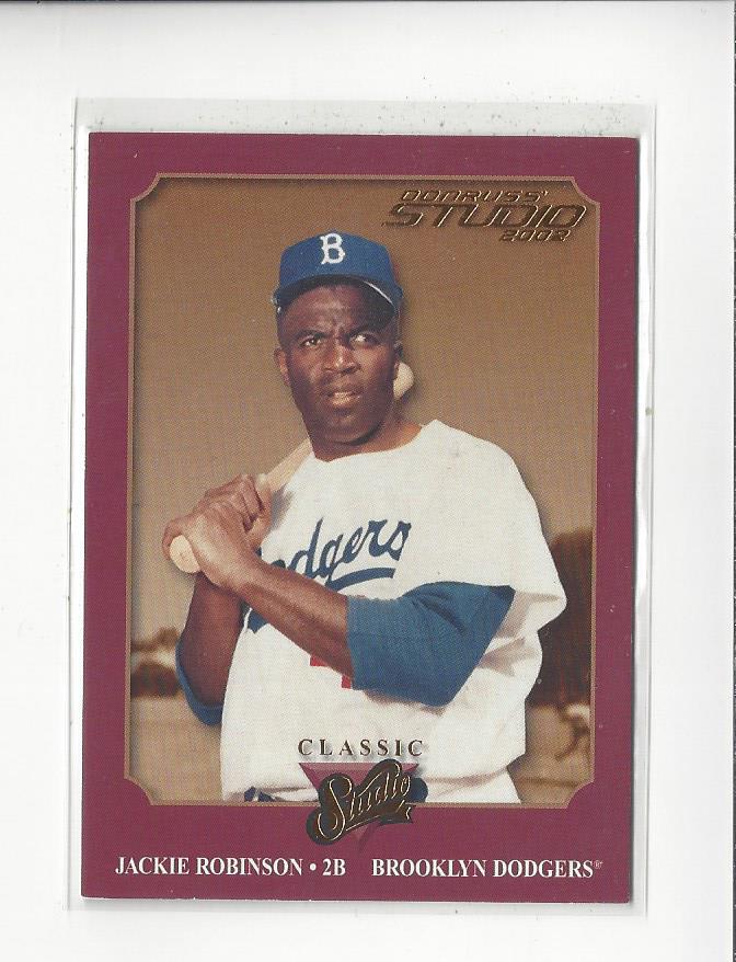 2002 Studio Classic #CS23 Jackie Robinson