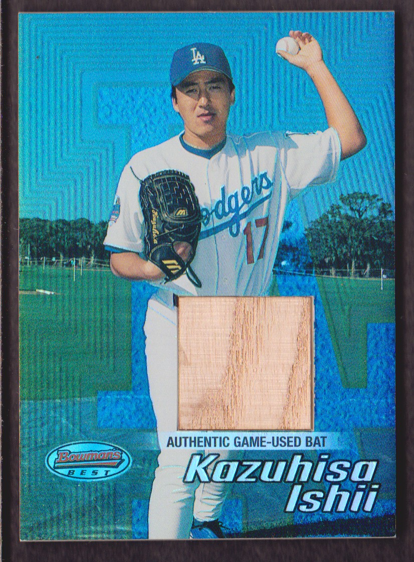 2002 Bowman's Best #181 Kazuhisa Ishii Bat RC