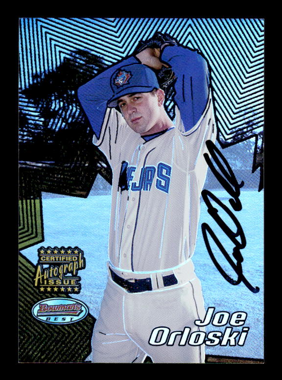 2002 Bowman's Best Blue #118 Joe Orloski AU