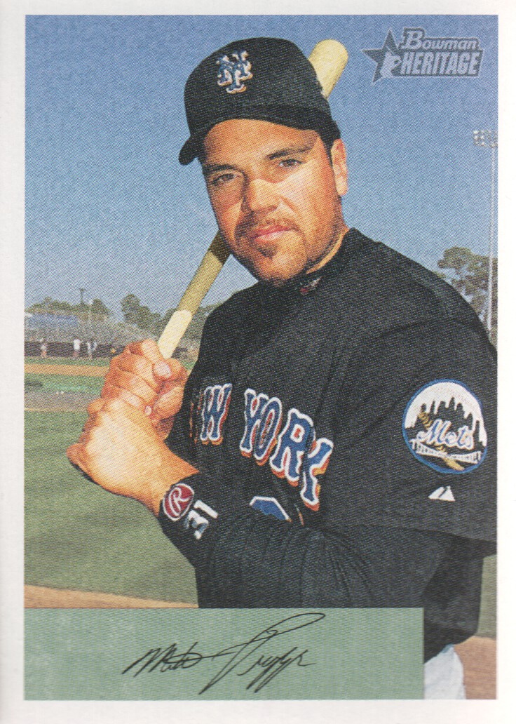 2002 Bowman Heritage #56 Mike Piazza