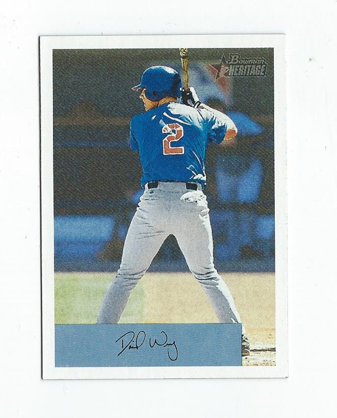 2002 Bowman Heritage #182 David Wright RC