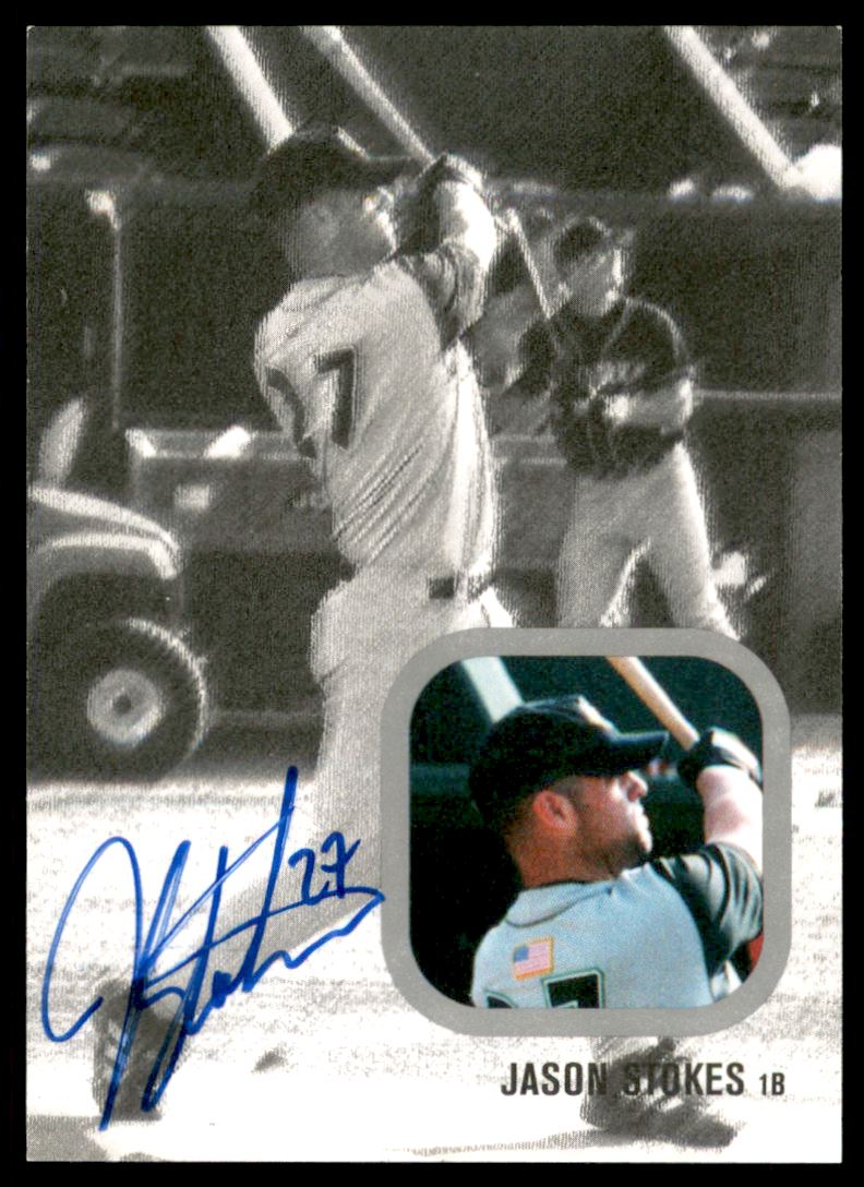 2002-03 Just Rookies Autographs #35 Jason Stokes/100