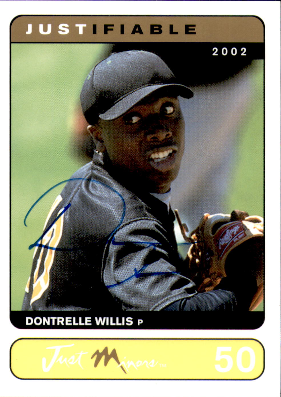 2002-03 Justifiable Autographs #50 Dontrelle Willis/500