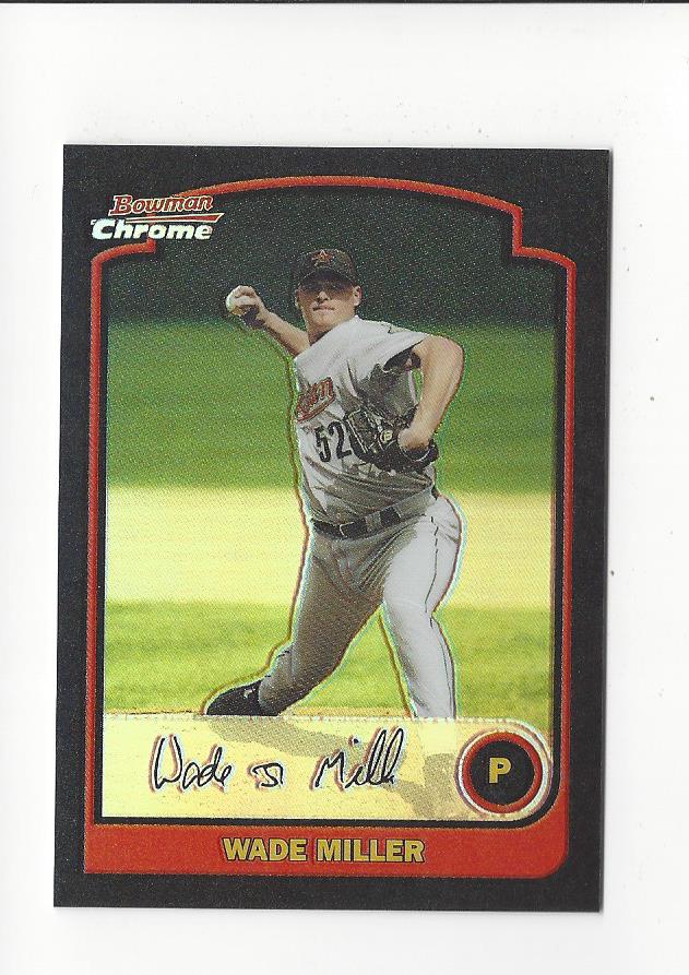 2003 Bowman Chrome Refractors #37 Wade Miller