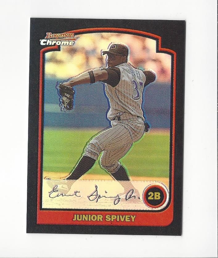 2003 Bowman Chrome Refractors #54 Junior Spivey