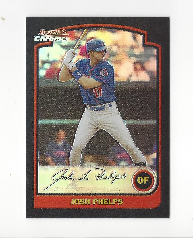 2003 Bowman Chrome Refractors #78 Josh Phelps