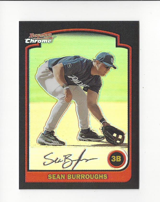 2003 Bowman Chrome Refractors #99 Sean Burroughs