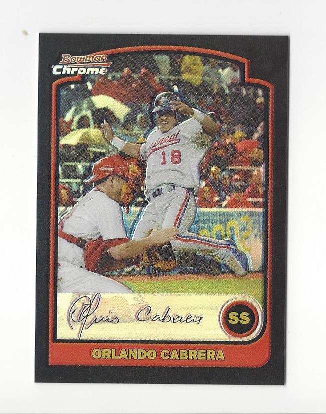 2003 Bowman Chrome Refractors #145 Orlando Cabrera