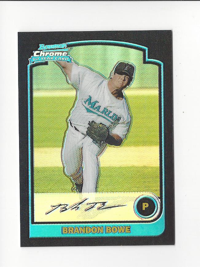 2003 Bowman Chrome Refractors #182 Brandon Bowe