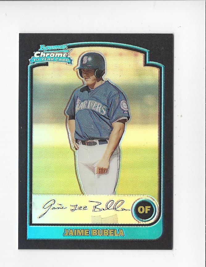 2003 Bowman Chrome Refractors #187 Jaime Bubela